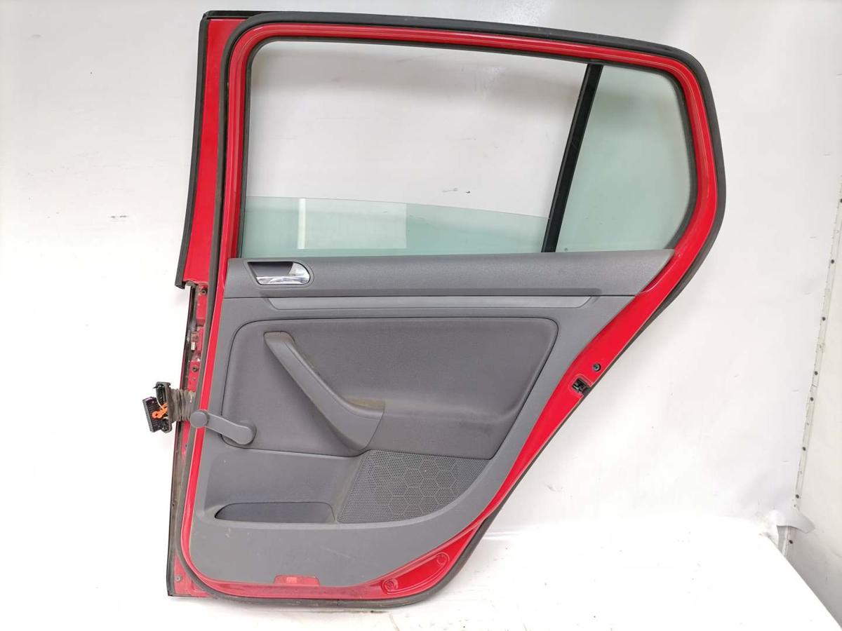 VW Golf 5 original Tür hinten rechts LY3D Tornadorot Fließheck Bj.2004
